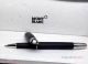 2018 Copy Montblanc Rollerball Pen Meisterstuck Black Matte & Silver trim AAA+ (2)_th.jpg